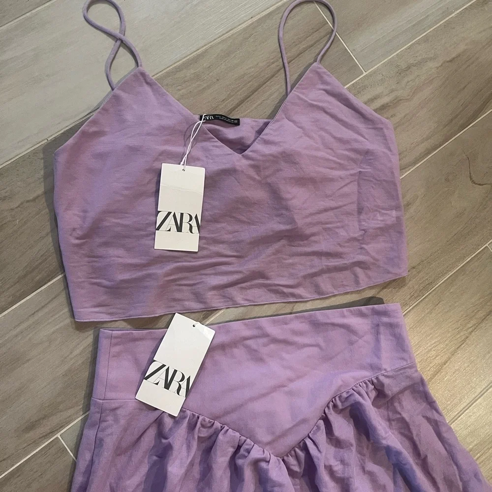 Zara flowy top & maxi skirt NWT - Picture 3 of 4